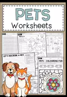 Vorschau - Arbeitsblätter - PETS - Worksheets (Arbeitsblätter Bundle) - Deckblatt