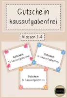 Vorschau - Bildkarten - Hausaufgabenfrei Gutschein - Deckblatt