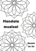 Vista previa - Manualidades / Dibujos para colorear - Mandala musical - Escala de Do (CAT) - Portada