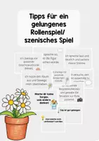 Vorschau - Poster - Tipps für gelungene Rollenspiele / szenisches Spiel - Deckblatt