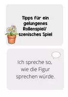 Vorschau - Poster - Tipps für gelungene Rollenspiele / szenisches Spiel - Seite 2