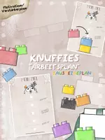 Vorschau - Fördermaterial/Inklusion - Knuffies „Bausteineplan“ Individueller Arbeitsplan - Deckblatt