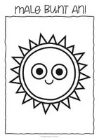 Vorschau - Mal- und Bastelvorlagen - Frühling Ausmalbilder (23 verschiedene Motive) - Seite 1