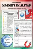 Vorschau - Arbeitsblätter - Magnete im Alltag – Anwendungen von Magneten | Physik 5/6 mit Lösung Magnetismus - Deckblatt
