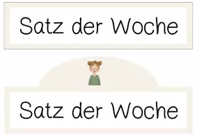 Vorschau - Poster - Satz der Woche/des Tages (Tafelmaterial, Visualisierung, Arbeitsheft) - Seite 2