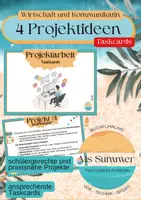 Vorschau - Arbeitsblätter - WiK - 4 schülergerechte u. praxisnahe Projektideen - Taskcards - Deckblatt