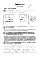 Vorschau - Arbeitsblätter - Comment and Reading - Writing about your opinion - Seite 1