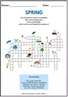 Vorschau - Spiele - Spring : A Crossword Puzzle with Picture Clues - Seite 3