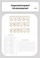 Vorschau - Anderer Materialtyp - Paket für Schulsozialarbeit Sozialarbeit Gespräche - Deckblatt