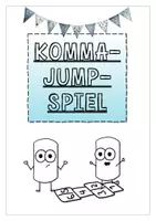 Vorschau - Spiele - Spiel: Komma-Jump (didaktisches Warm-Up-Spiel mit Spielkarten zur Kommasetzung) - Seite 1