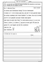 Vorschau - Arbeitsblätter - Ostern Klasse 2, 3, Brief vom Osterhasen, Lesetext, Abschreibtext, Rechtschreibung, Groß- und Kleinschreibung - Seite 2