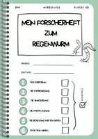 Vorschau - Arbeitsblätter - Regenwurm Forscherheft - Deckblatt