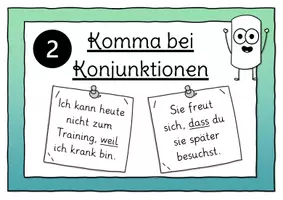 Vorschau - Poster - Tafelmaterial: Komma / Kommasetzung - Seite 3
