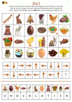 Aperçu - Apprentissages en autonomie - Livret d'enquête - Pâques & Chocolat - Niveau 2 - Page 2