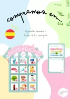 Vista previa - Tarjetas / Manipulativos - COMPRAMOS EN... COMPRAS SENCILLAS EN DIFERENTES TIENDAS (EURO) - Portada