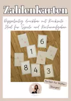 Vorschau - Spiele - Zahlenkarten 1-9 - Deckblatt
