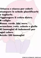 anteprima - Flashcard - valigie colorate attacca e stacca - Pagina 1