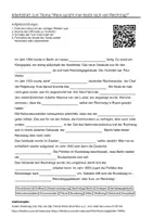Vorschau - Arbeitsblätter - Arbeitsblätter zum Thema "Wann spricht man heute noch vom Reichstag" (Lückentext, Hörverstehen) + Lösung & MP3 - Deckblatt