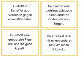 Vorschau - Spiele - Entschuldigen - Konflikte nachspielen - Deckblatt