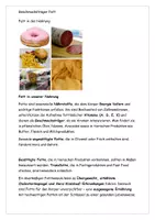 Vorschau - Arbeitsblätter - Fett in unserer Nahrung Text Aufgaben Lösung - Seite 1