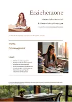 Vorschau - Präsentationen/Tafelbilder - Zeitmanagement im Beruf - eine Herausforderung ? - Deckblatt