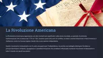 anteprima - Presentazioni / Lavagne - La Rivoluzione Americana - Pagina 1