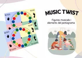 Vista previa - Juegos / Gamificación - Music Twist - Figures musicals i pentagrama (CAT) - Portada