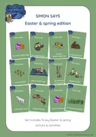 Προεπισκόπηση - Παιχνίδια - Brown Owl's Spring & Easter - Simon Says - Εξώφυλλο
