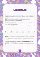 Vista previa - Hojas de trabajo - LENGUAJE - Primavera - página 1