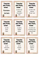 Vorschau - Spiele - Bewegungsspiel Kennenlernen (Schulstart) - Tausche den Platz, wenn ... - Seite 1