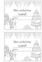 Vorschau - Arbeitsblätter - Leseheft - Winter / Weihnachten (2. - 3. Klasse) - Seite 1