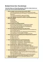 Vorschau - Quiz - Neurobiologie - Quiz - Seite 1
