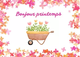 Aperçu - Affichage - Kamishibai Bonjour Printemps - Page de couverture
