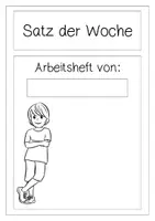 Vorschau - Poster - Satz der Woche/des Tages (Tafelmaterial, Visualisierung, Arbeitsheft) - Seite 1