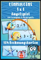 Vorschau - Stationenlernen - Angelspiele zum 1x1 und 1:1 - Multiplikation und Division - Deckblatt