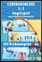 Vorschau - Stationenlernen - Angelspiel Einsdurcheins 1:1 - Division üben - Deckblatt