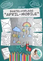 Vorschau - Stationenlernen - Bastelvorlage "April-Mobile" / Frühling Aprilwetter - Deckblatt