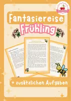 Vorschau - Stundenentwürfe - Fantasiereise Frühling + zusätzliche Aufgaben - Deckblatt