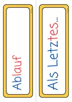 Vorschau - Lehrpläne/Lehrermaterial - „Heute machen wir...“-Karten für die 1. Klasse (orange) - Seite 3
