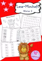 Vorschau - Arbeitsblätter - Lese-Miniheft Wörter lesen (2) - Deckblatt