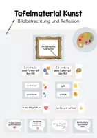 Vorschau - Präsentationen/Tafelbilder - Kunst - Tafelmaterial für Bildbetrachtung und Reflexion🎨 - Deckblatt