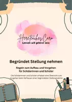 Vorschau - Merkblätter - Begründet Stellung nehmen - Deckblatt
