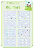 Vorschau - Fördermaterial/Inklusion - Klettmappen: Raumlage - Serialität - optische Differenzierung - Seite 1