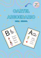 Vista previa - Decoración del aula - Abecedario: CURSIVA Y MAYÚSCULAS. Carteles para el aula. - Portada