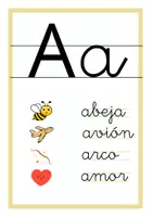 Vista previa - Decoración del aula - Abecedario: CURSIVA Y MAYÚSCULAS. Carteles para el aula. - página 2