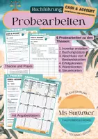 Vorschau - Klassenarbeiten - Buchführung/BSK - 6 Probearbeiten, z. B. Buchungssätze, Warenkonten, ... - Deckblatt