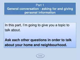 Vorschau - Unterrichtsreihen - Speaking test Abschlussprüfung - home and neighbourhood - Seite 2