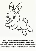 Vorschau - Mal- und Bastelvorlagen - Frida Löffel - Ostermalbuchfür Vorschule, 1. Klasse - Seite 1