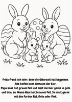 Vorschau - Mal- und Bastelvorlagen - Frida Löffel - Ostermalbuchfür Vorschule, 1. Klasse - Seite 3