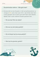 Vorschau - Arbeitsblätter - Konzentration fördern mit der Anker-Technik - Seite 2